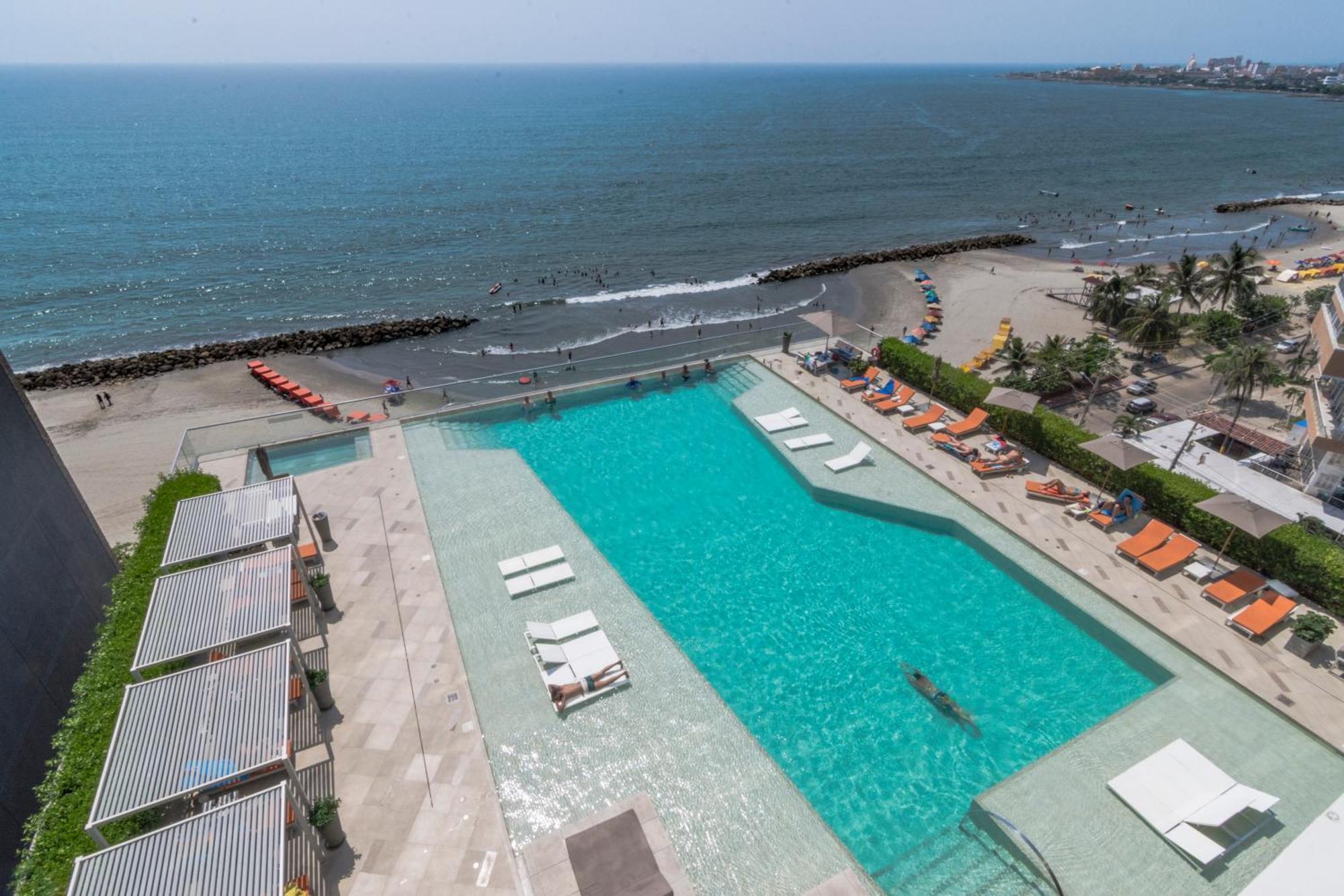 41St Fl Beach Condo In Bocagrande Cartagena المظهر الخارجي الصورة