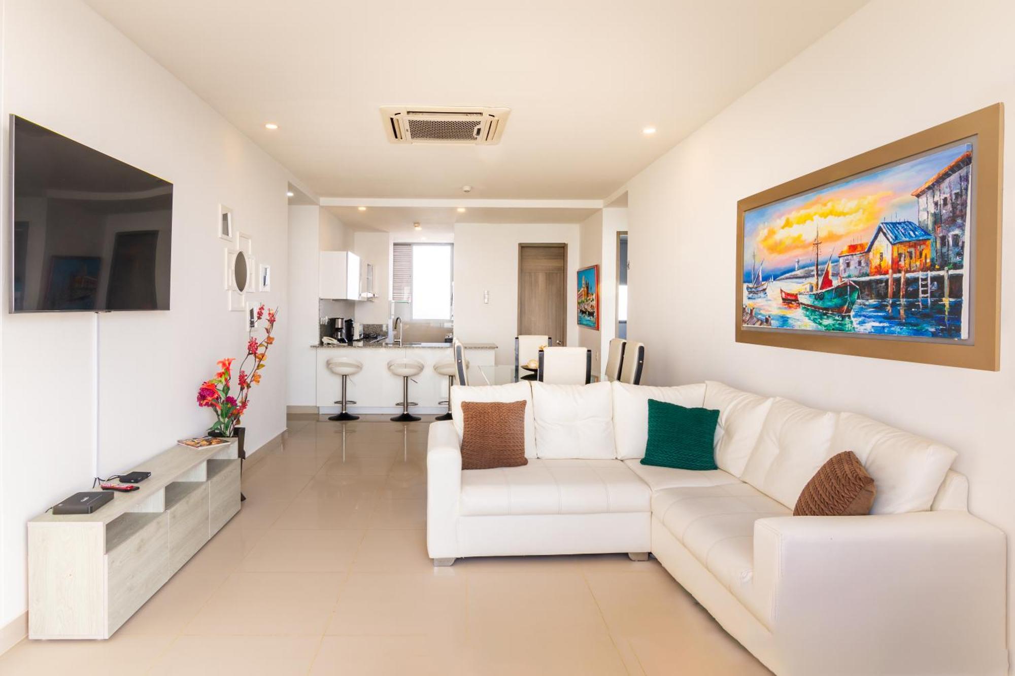 41St Fl Beach Condo In Bocagrande Cartagena المظهر الخارجي الصورة